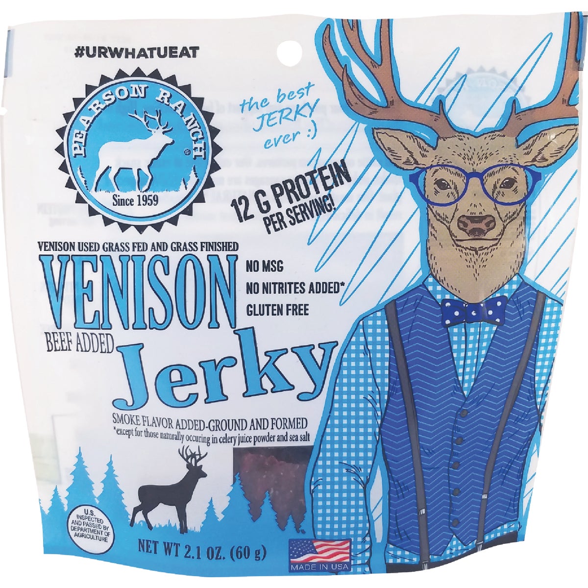 Pearson Ranch 2.1 Oz. All-Natural Venison Jerky