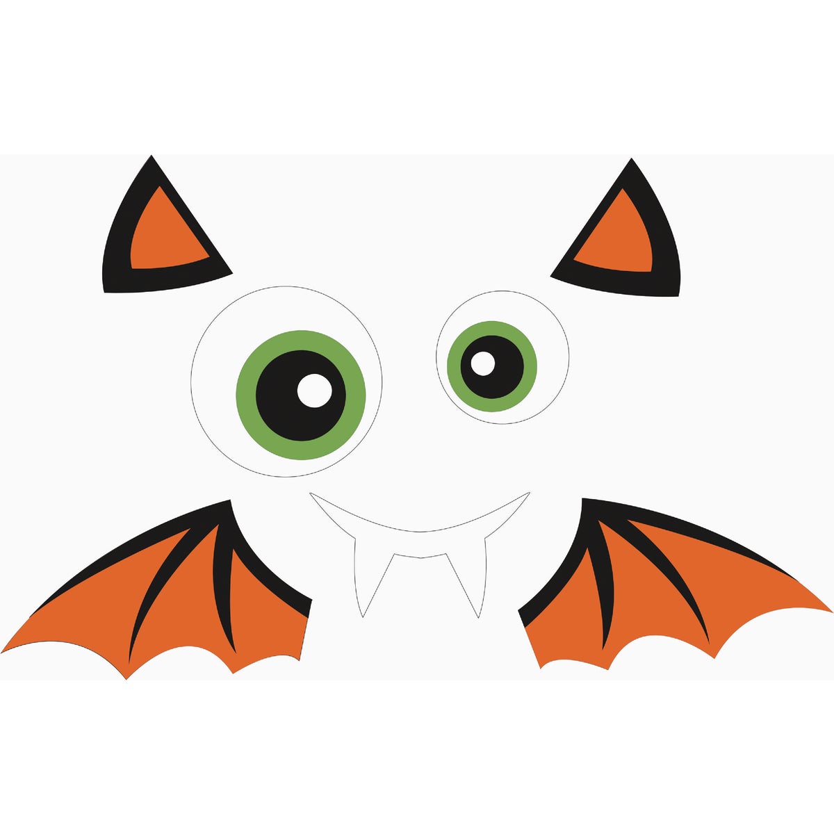 Evergreen Friendly Bat Trunk or Treat Magnetic Decorating Kit