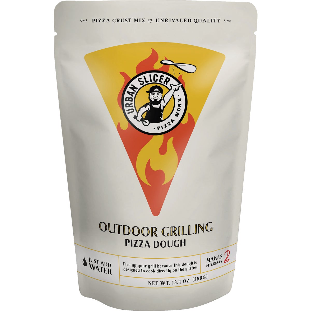 Urban Slicer Pizza Worx 13.4 Oz. Outdoor Grilling Pizza Dough Mix