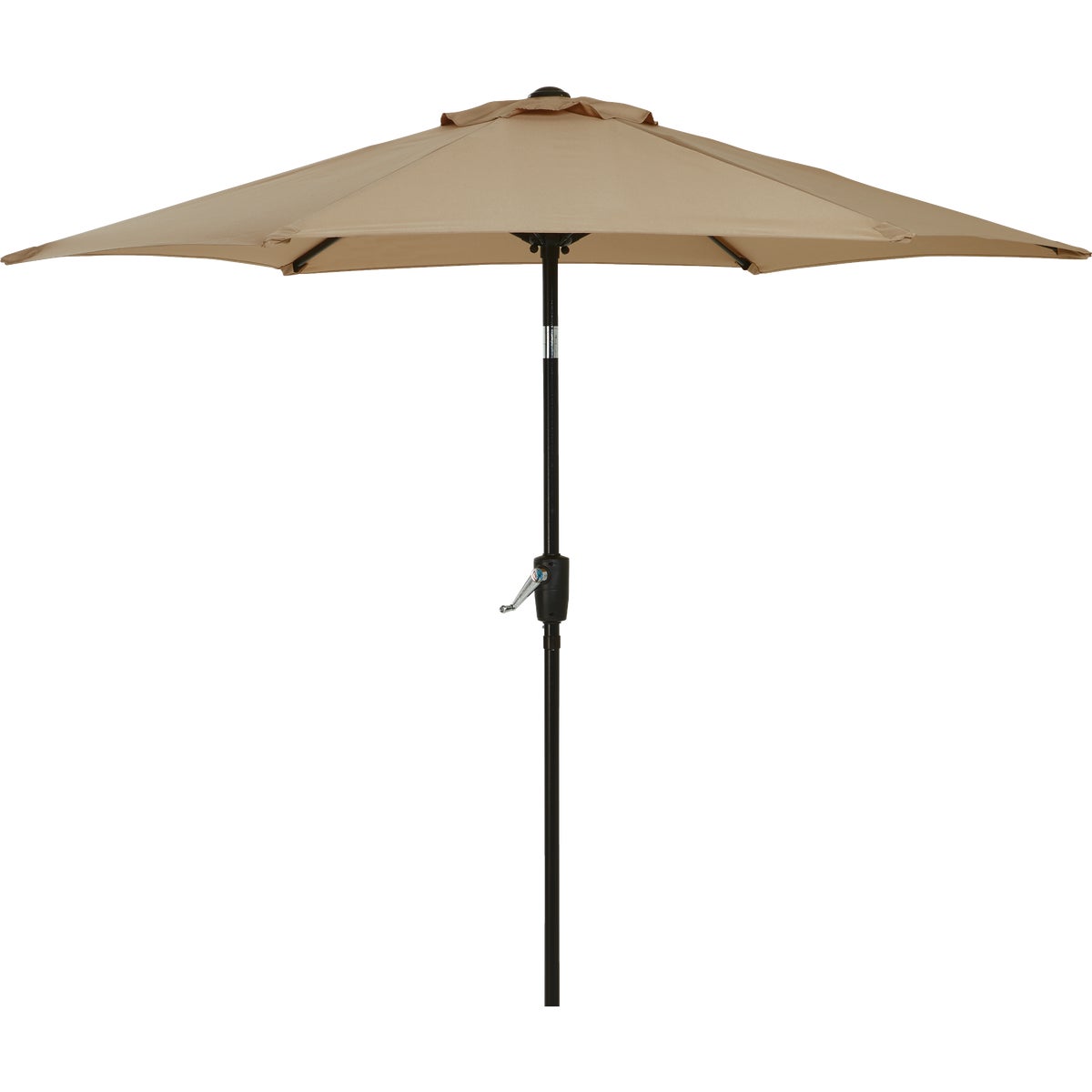 9 Ft. Aluminum Tilt/Crank Tan Patio Umbrella - PFAS Free