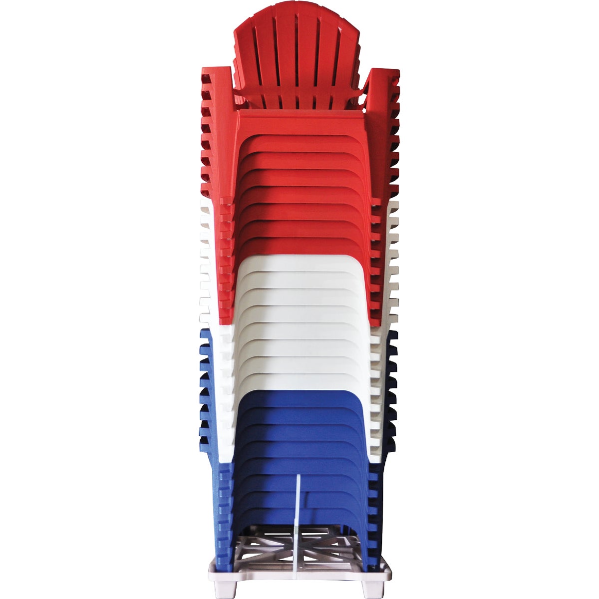 Adams Real Comfort Adirondack Chair Mixed Stack Display