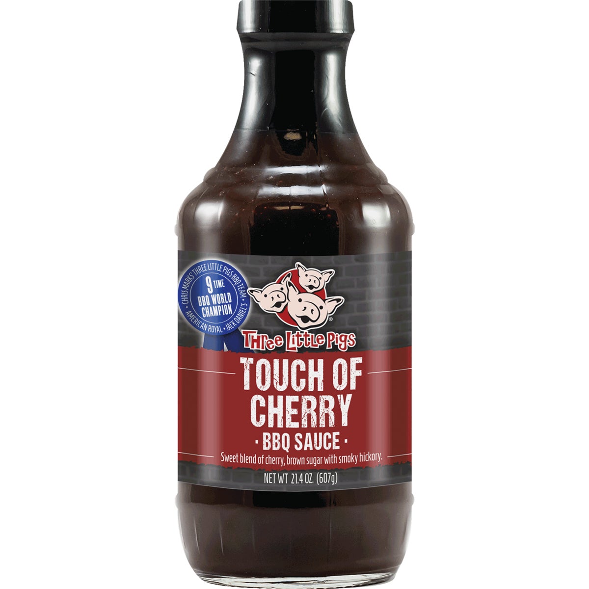 Three Little Pigs Touch Of Cherry 21.4 Oz. Barbeque Sauce