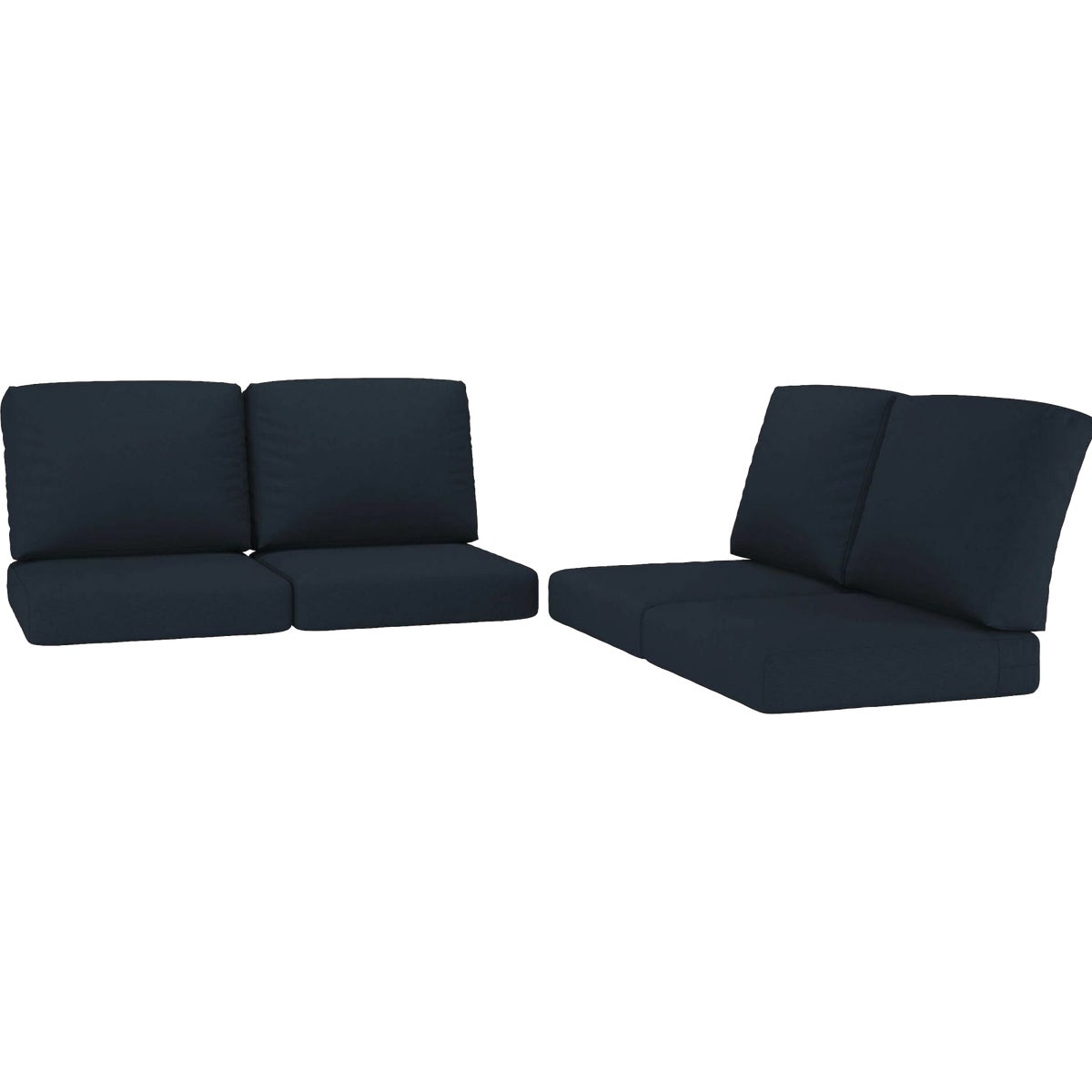 Northcape International Rockton Navy Polyester Sectional Cushion Set