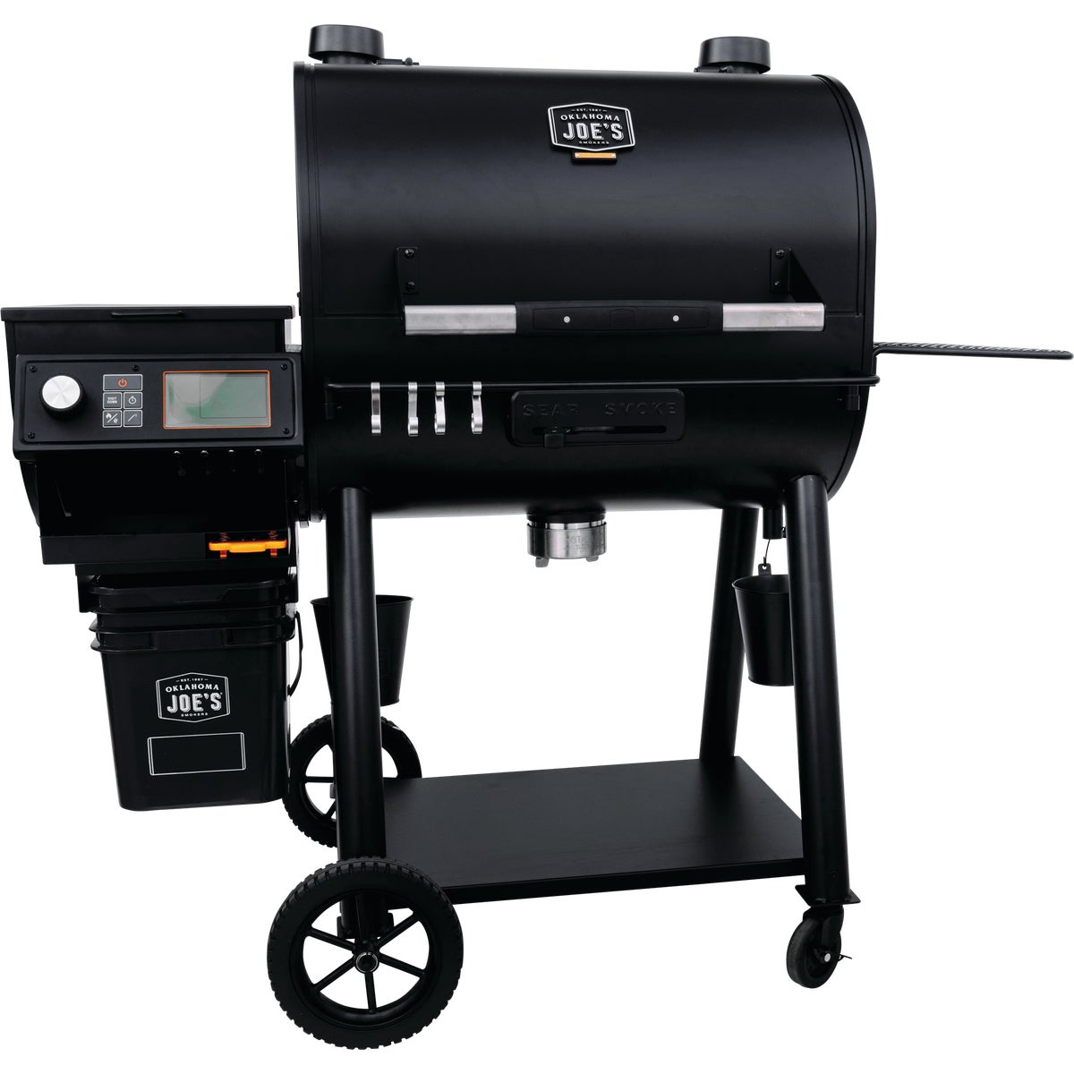 Oklahoma Joe's Rider DLX 1200 GEN2 Black 1200 Sq. In. Pellet Grill