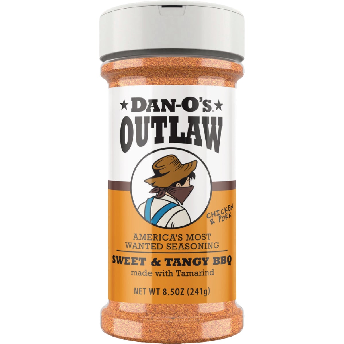 Dan-O's Outlaw 8.5 Oz. Sweet & Tangy Rub