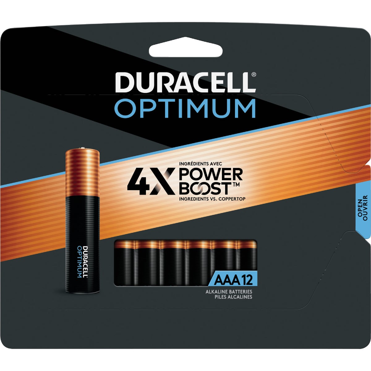 Duracell Optimum AAA Alkaline Battery (12-Pack)