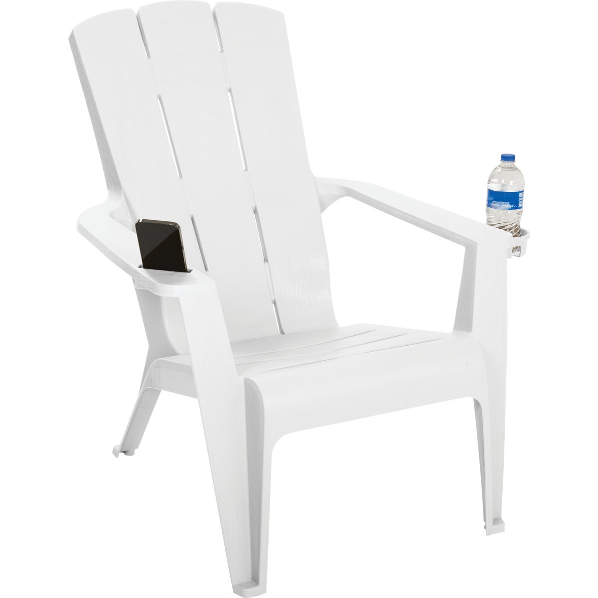 Gracious Living White Deluxe Contour Adirondack Chair