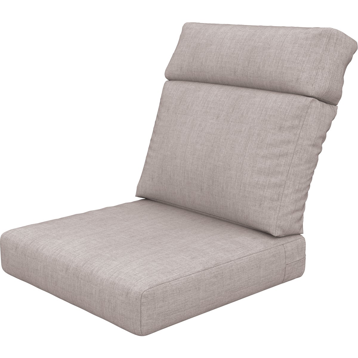 Northcape International Rockton Gray Polyester High Back Swivel Rocker Gray Cushion