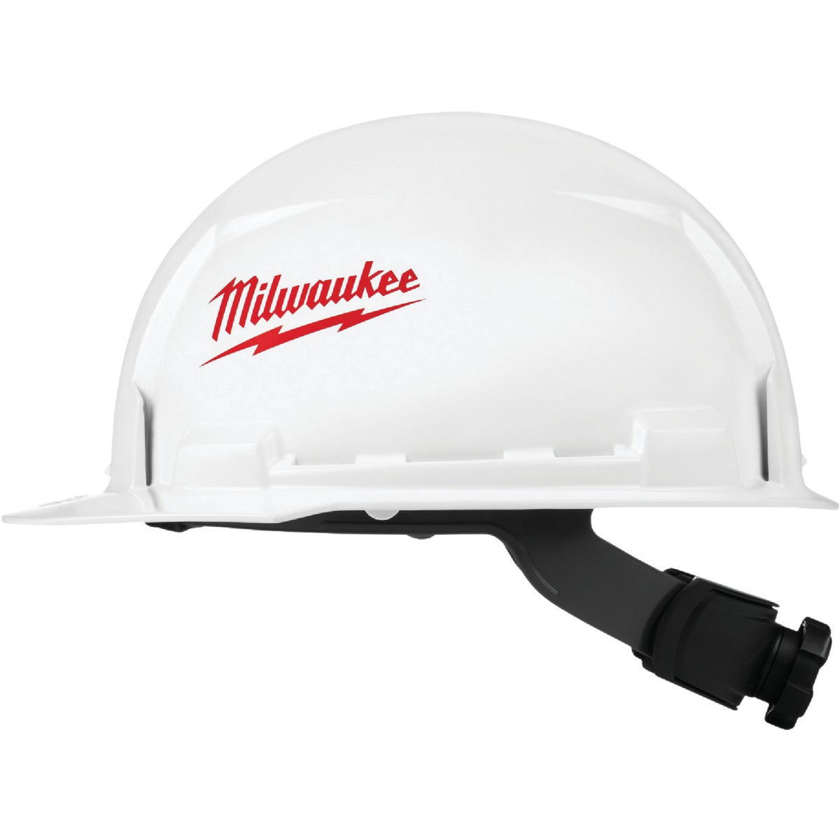 Milwaukee White Front Brim Ratcheting Type 1 Class E Hard Hat