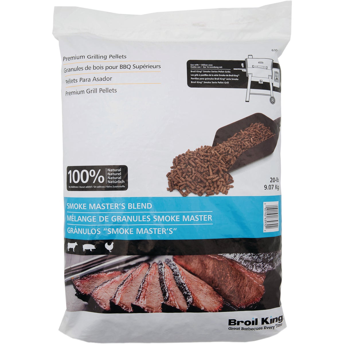 Broil King 20 Lb. Maple, Hickory, & Cherry Smoke Master's Blend Wood Pellet