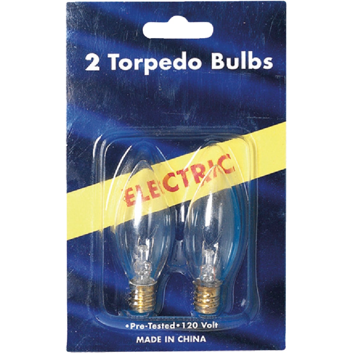 J Hofert Clear 7W Torpedo Candle Light Bulb (2-Pack)
