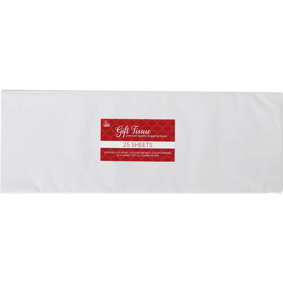 25CT WHITE TISSUE PAPER