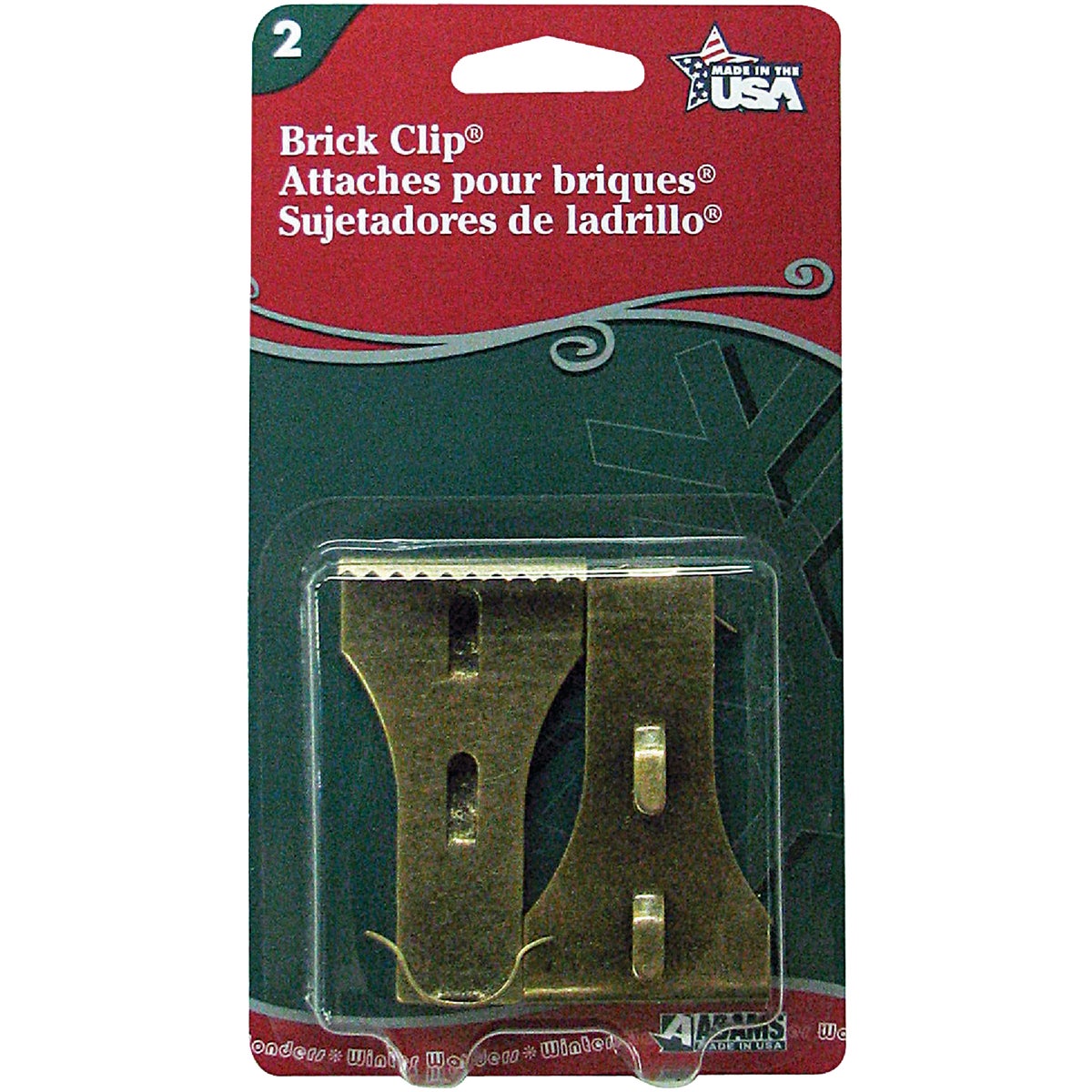 2PK BRICK CLIP