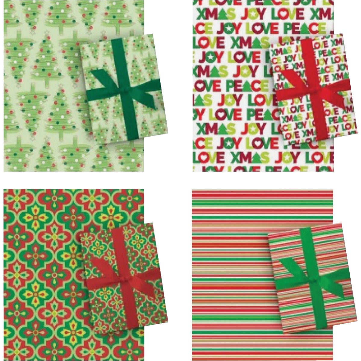 Paper Images Contemporary 40 In. Christmas Gift Wrapping Paper