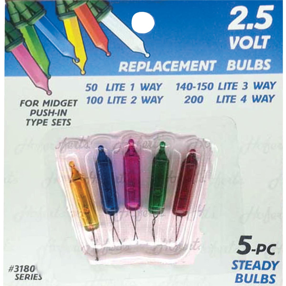 5PK 2.5V MULTI BULB