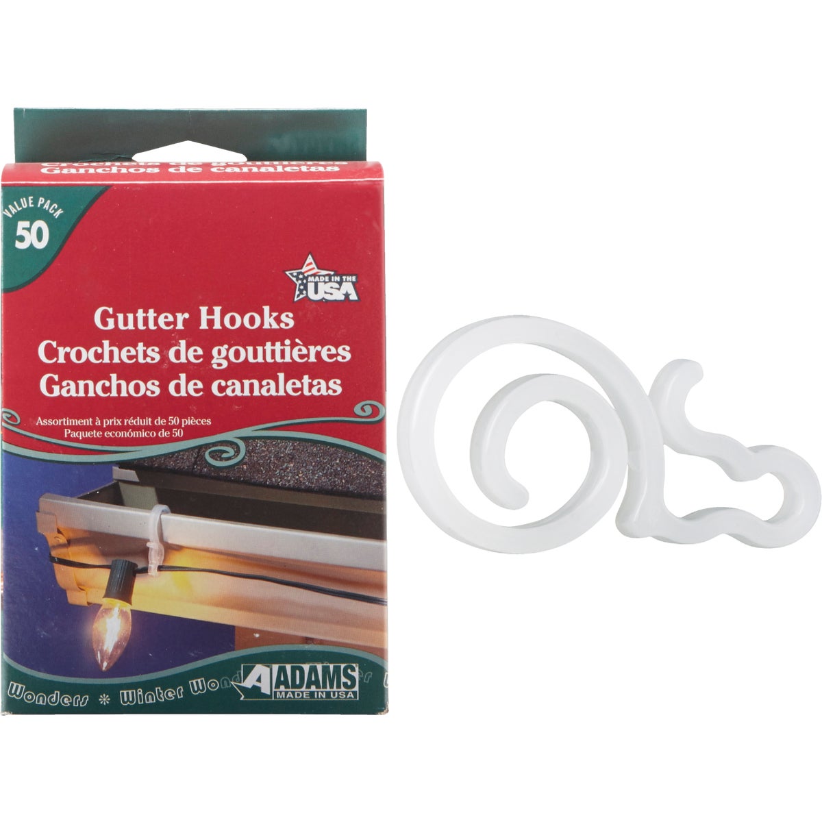 50PK GUTTER HOOKS