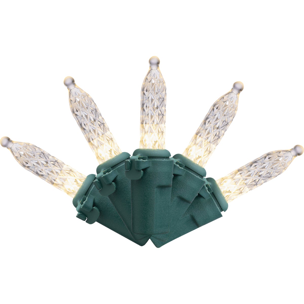 Holiday Bright Lights Vibrant Warm White 100-Bulb M5 Mini PS Faceted String Light Set