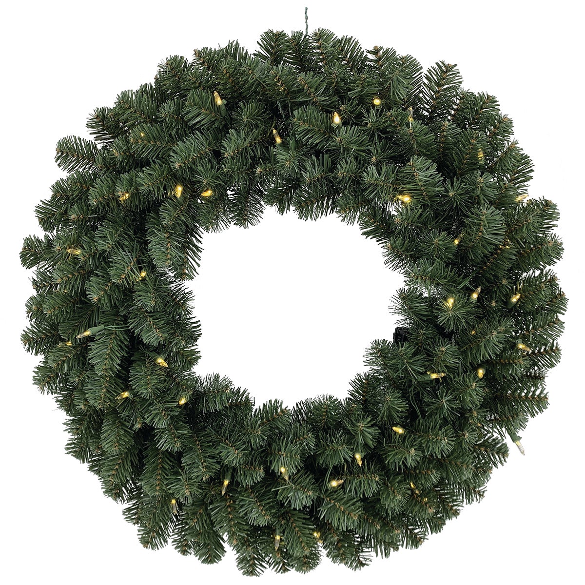 24IN LED CC PINE WREATH