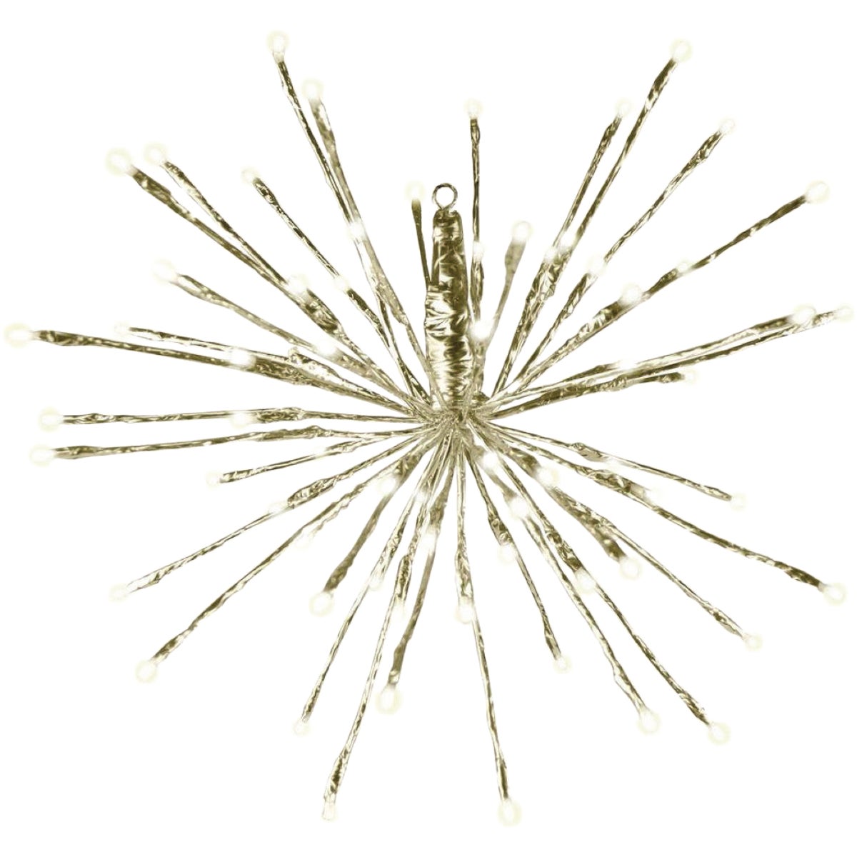 Holiday Bright Lights 16 In. Warm White LED with Gold Wrap Radiant Blast Light