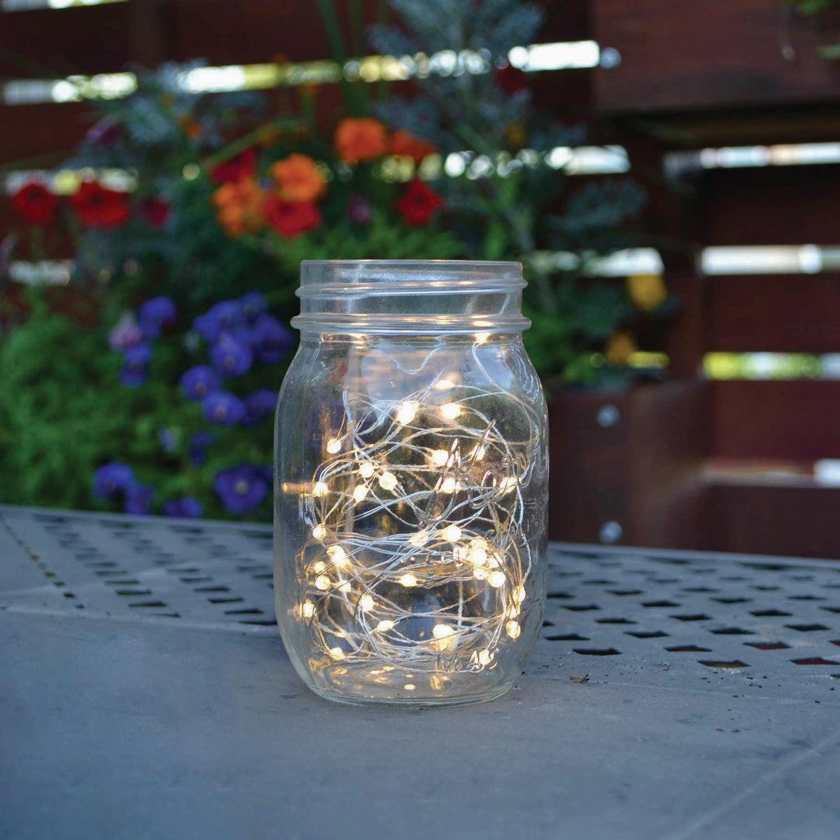 Holiday Bright Lights 100-Bulb Warm White Seed Micro LED Light Set with Silver Wire