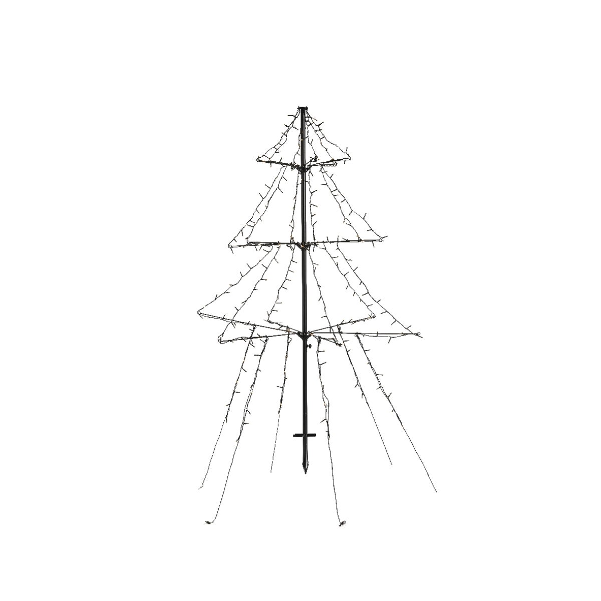 4.4′ LED WW 3D TREE