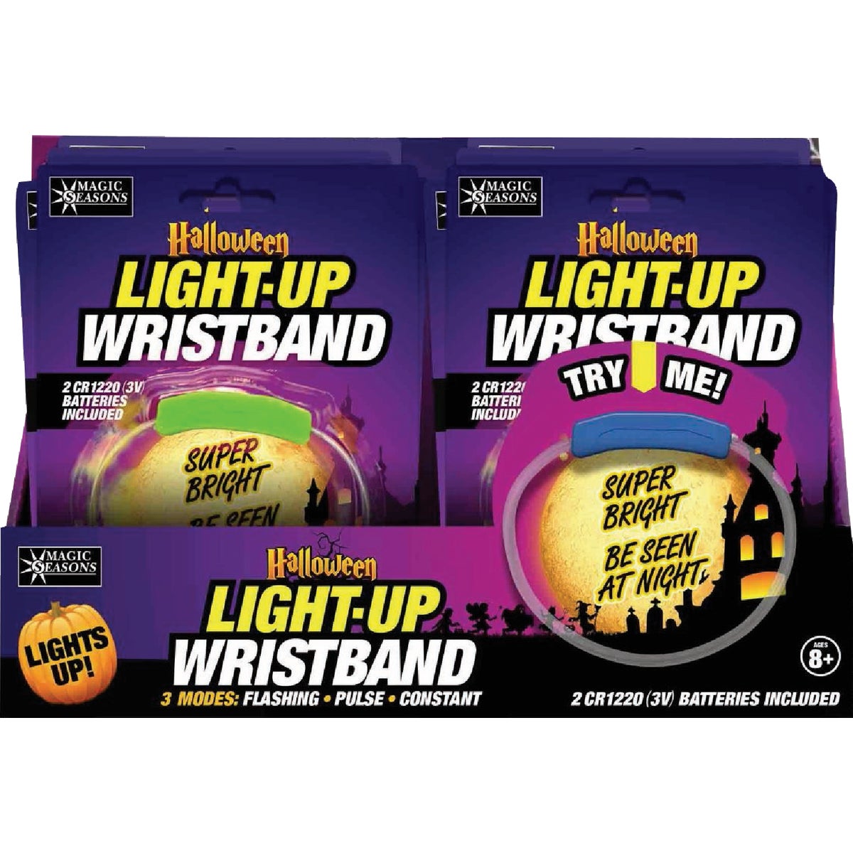 Magic Seasons Halloween Light Up Wristband Display