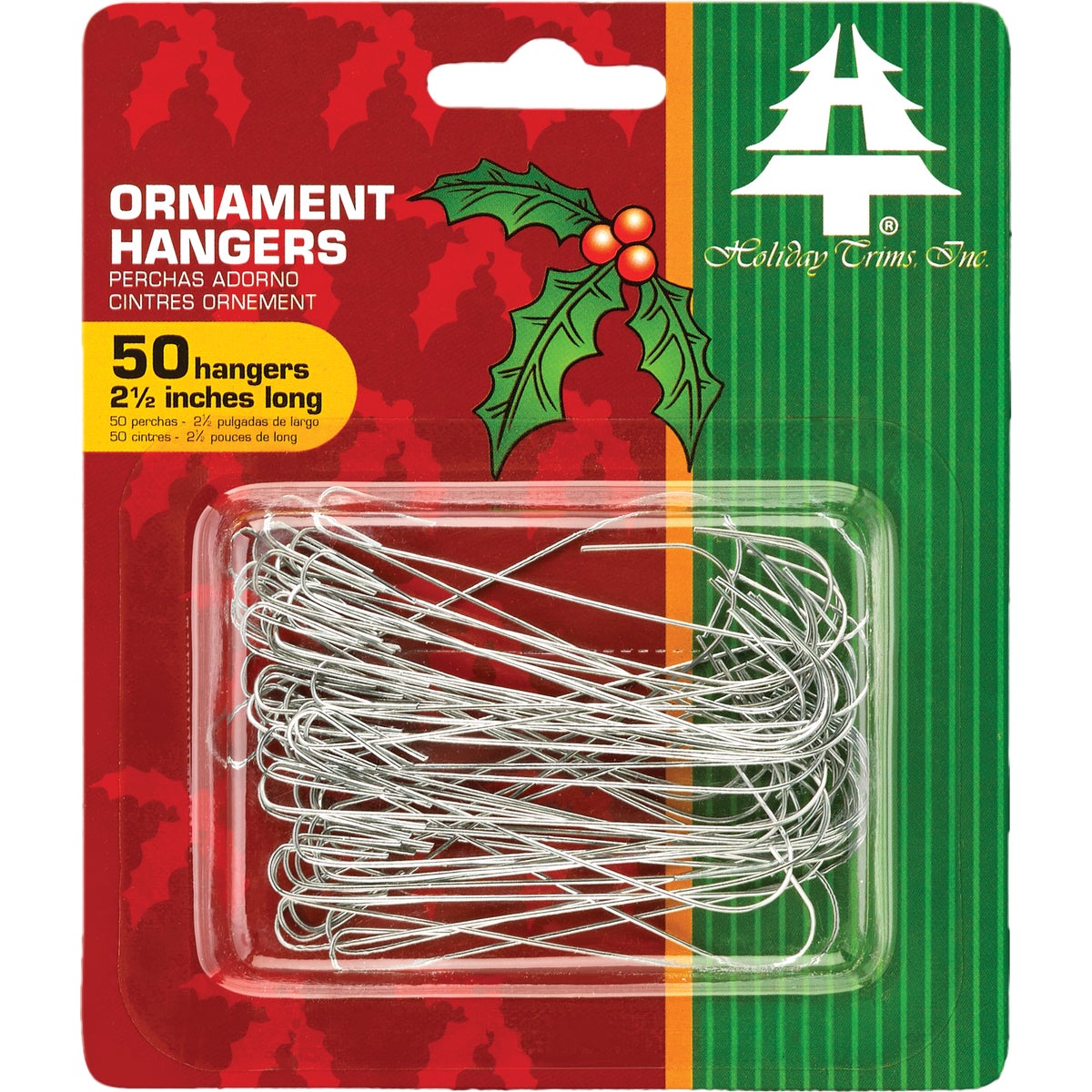 Holiday Trims Giant Silver Ornament Hooks (50-Pack)