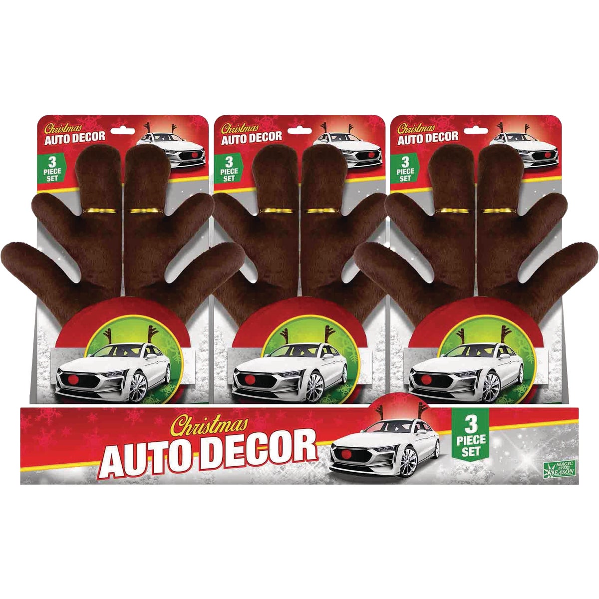 Magic Seasons Christmas Reindeer Auto Decoration