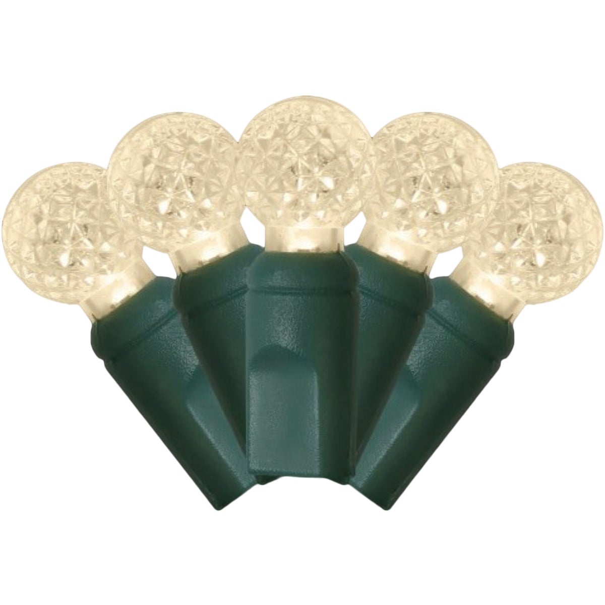 Holiday Bright Lights Vibrant Warm White 100-Bulb G12 PS Faceted String Light Set