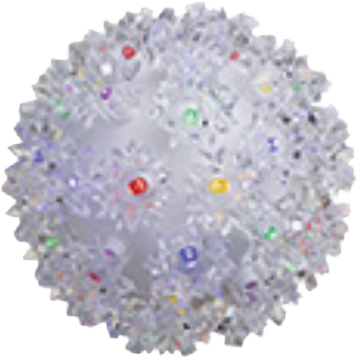 Holiday Bright Lights 5.5 In. Multi-Color LED Rechargeable Starlight Sphere with Power Bank