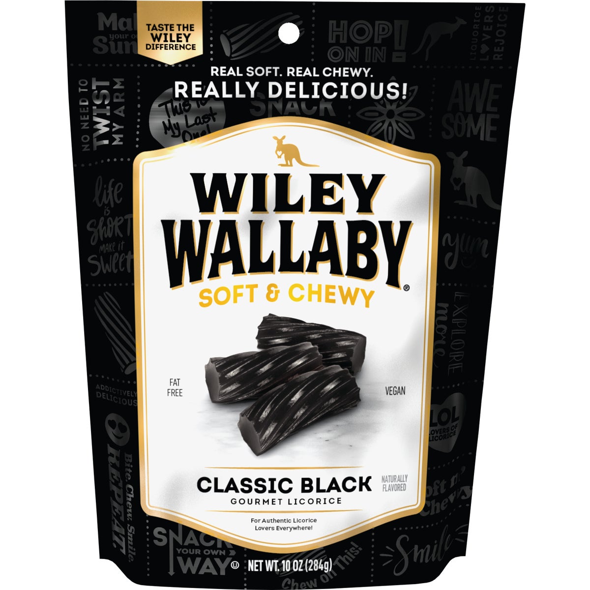 Wiley Wallaby Black Licorice 10 Oz. Candy