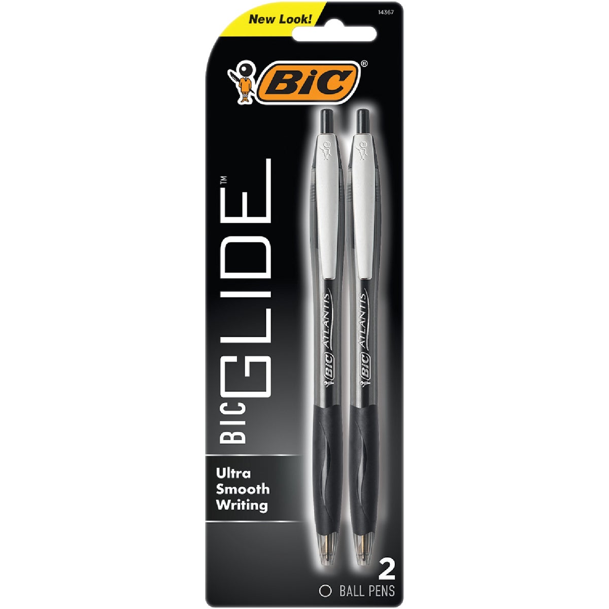 2PK BLK ATLANTIS PEN