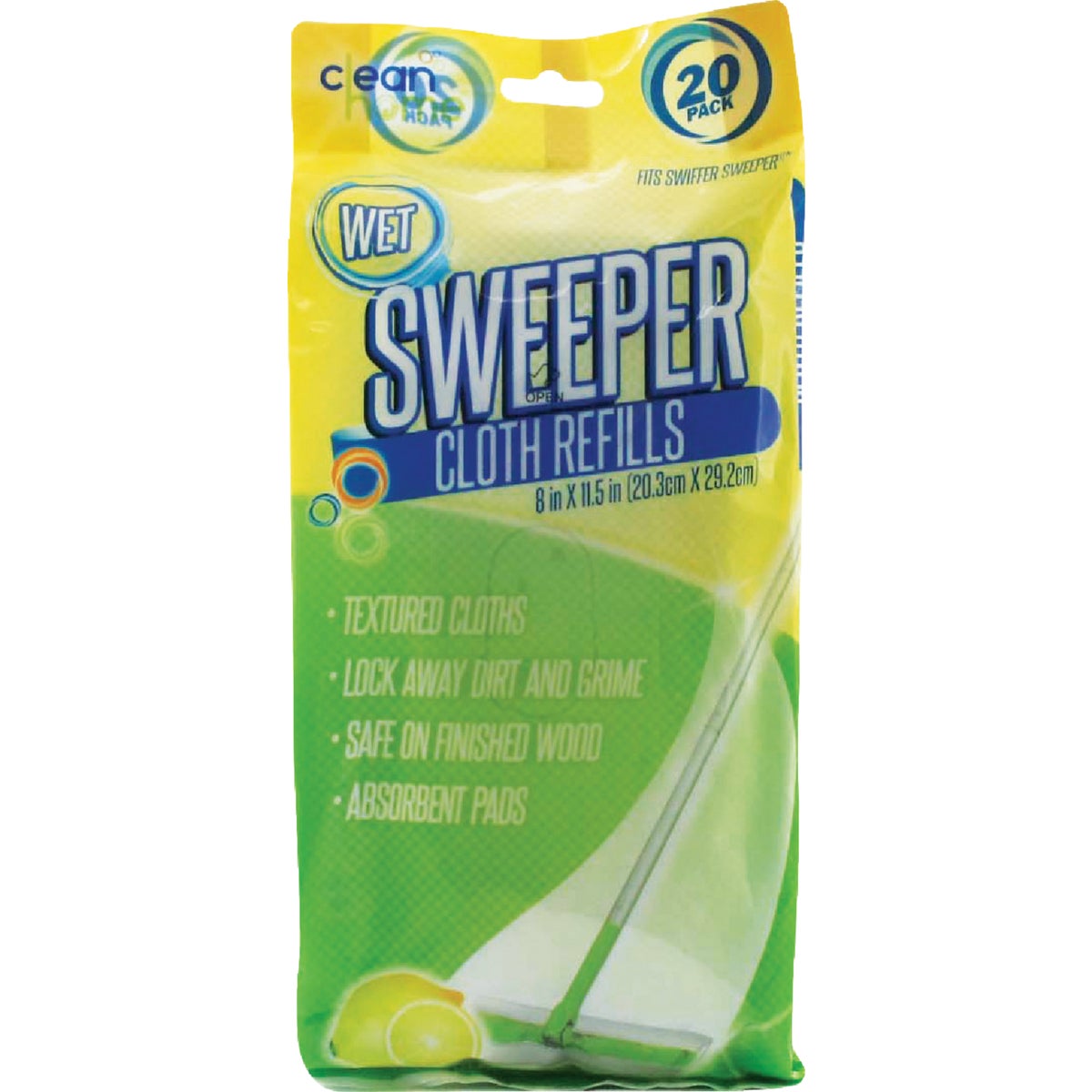 20PC WET FLOOR WIPES