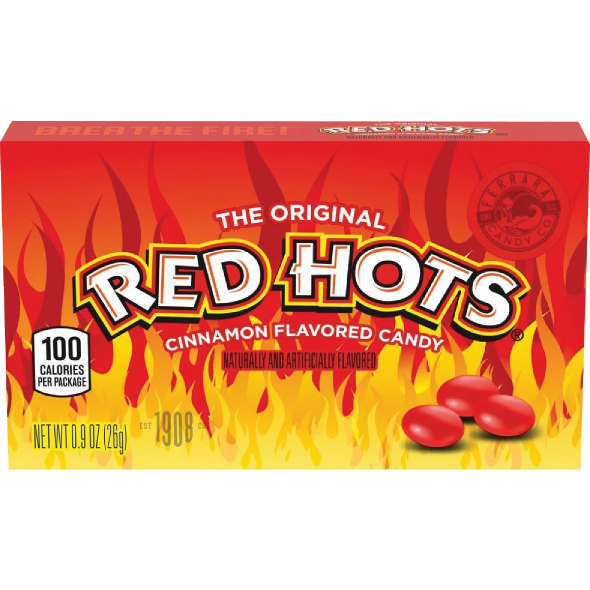 0.8OZ BOX RED HOTS