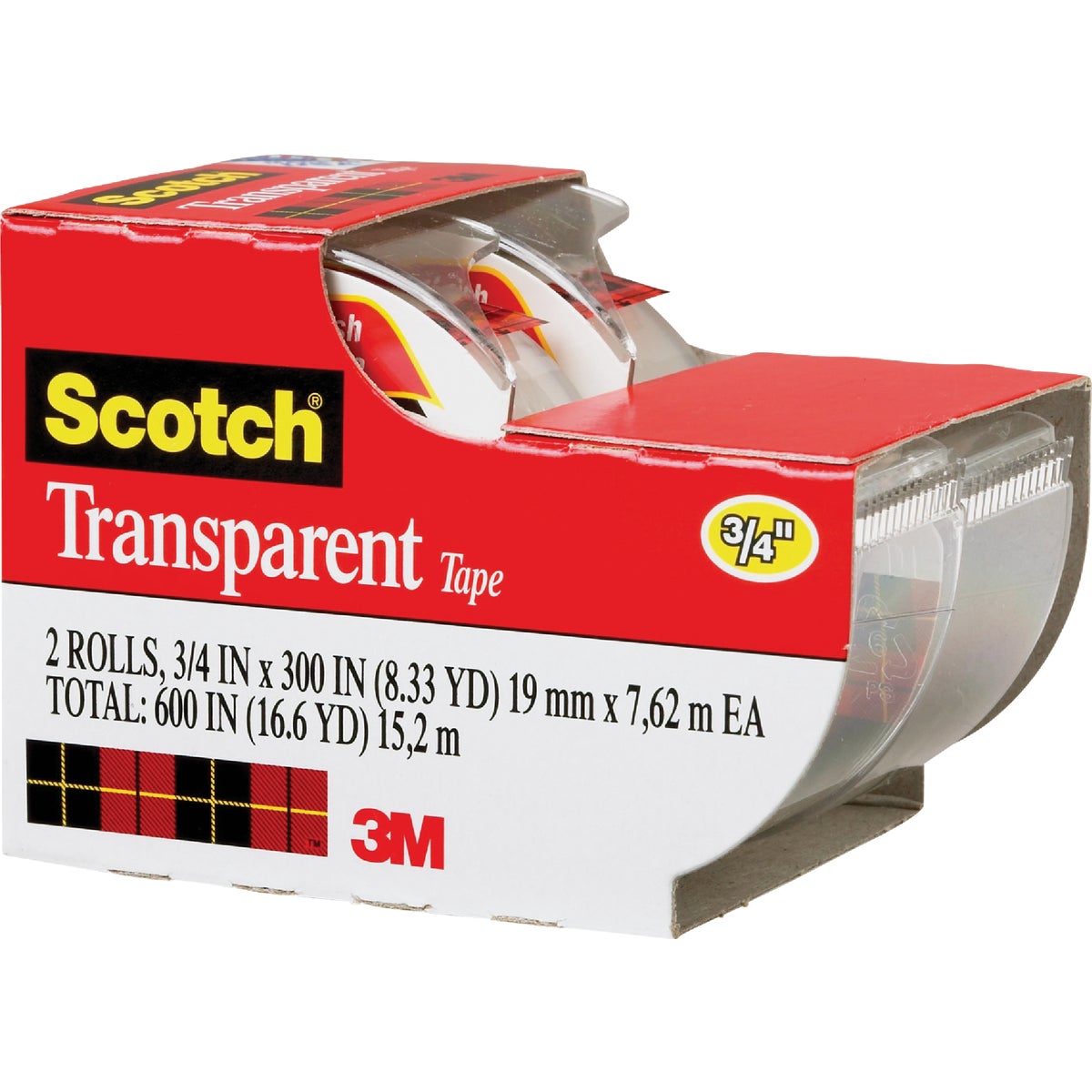 2PK3/4X250 SCH TRNS TAPE