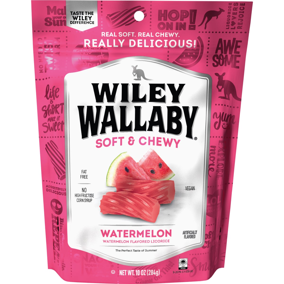 Wiley Wallaby Watermelon Licorice 10 Oz. Candy