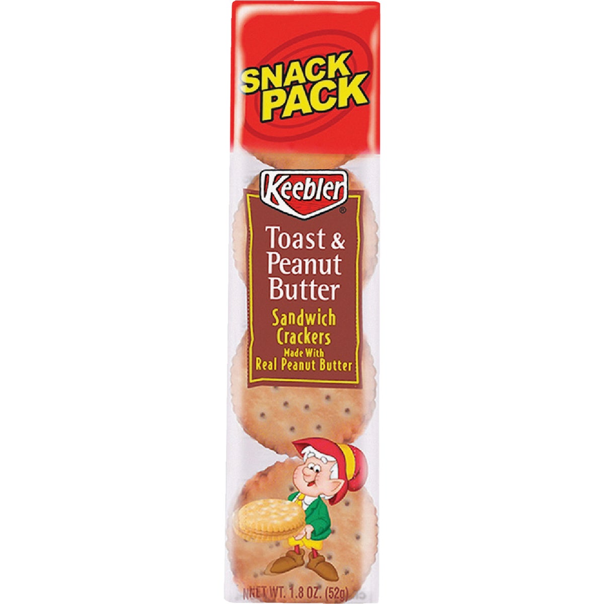 Keebler 1.8 Oz. Toast & Peanut Butter Sandwich Crackers