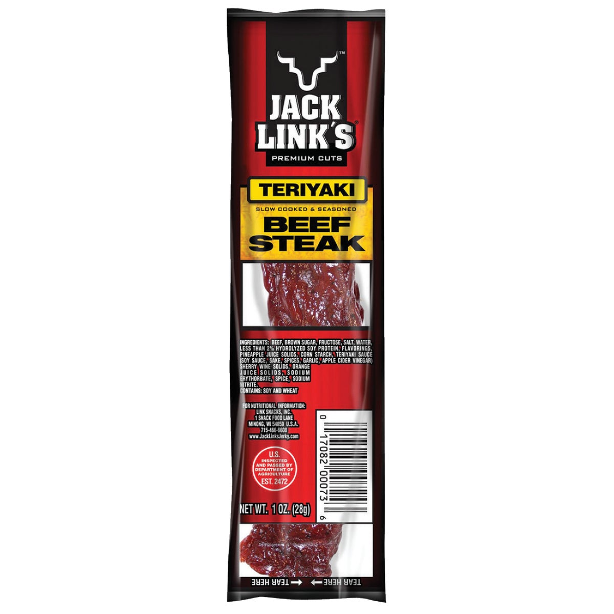 Jack Link's 1 Oz. Teriyaki Beef Steak