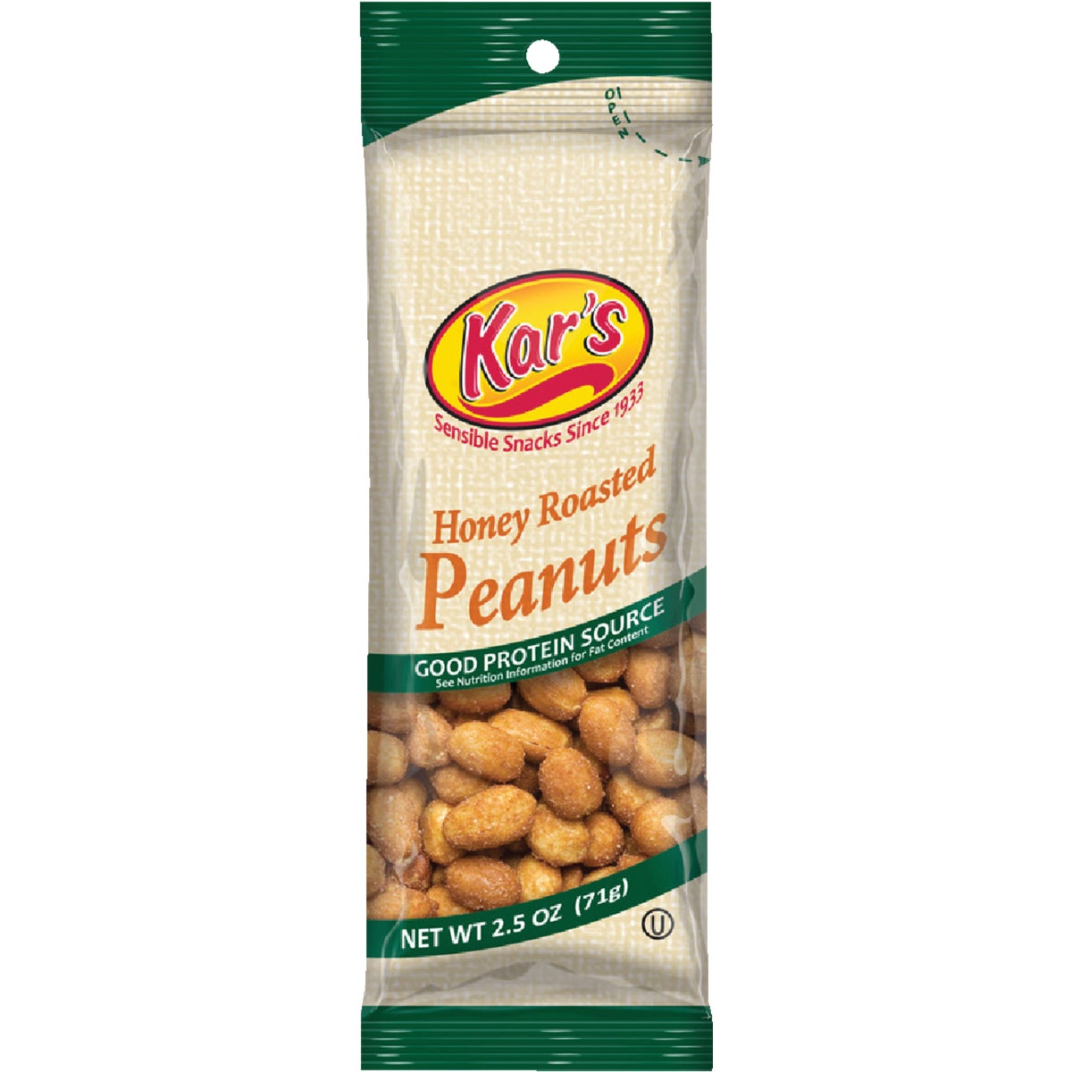 Kar's 2.5 Oz. Honey Roasted Peanuts