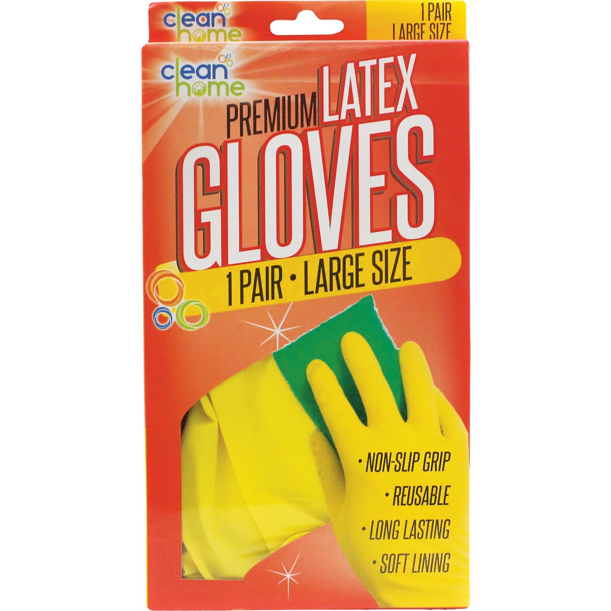 1 PAIR LRG LATEX GLOVE