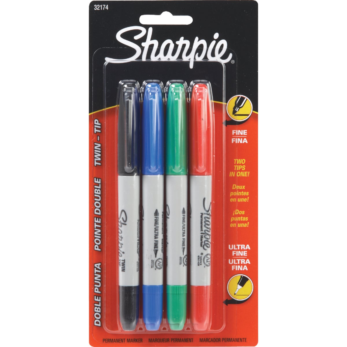 ASTD TWIN TIP SHARPIE