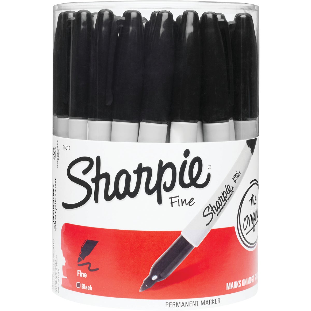 36PK BLACK SHARPIE