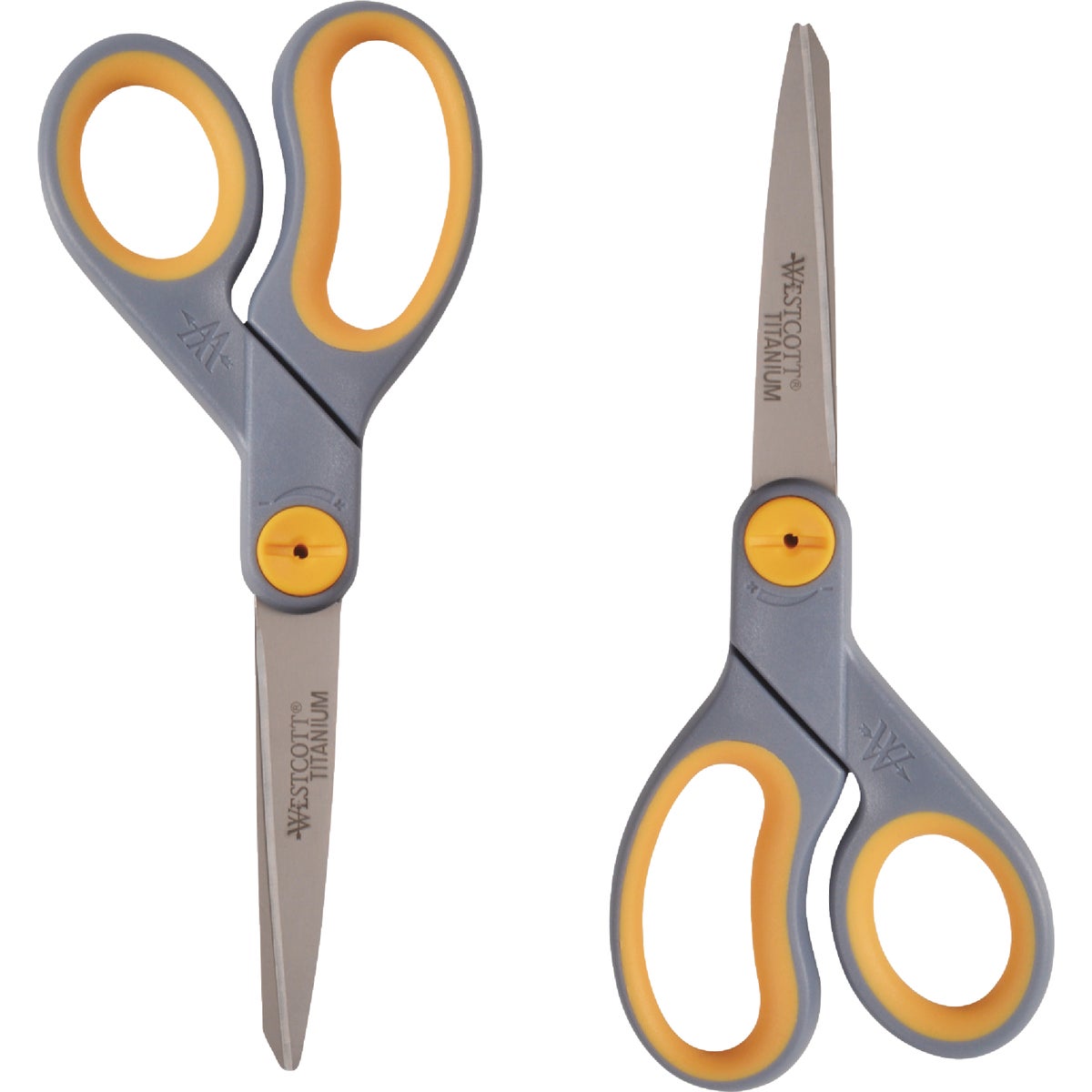 Westcott 8 In. Straight Titanium Bonded Scissors (2-Pack)