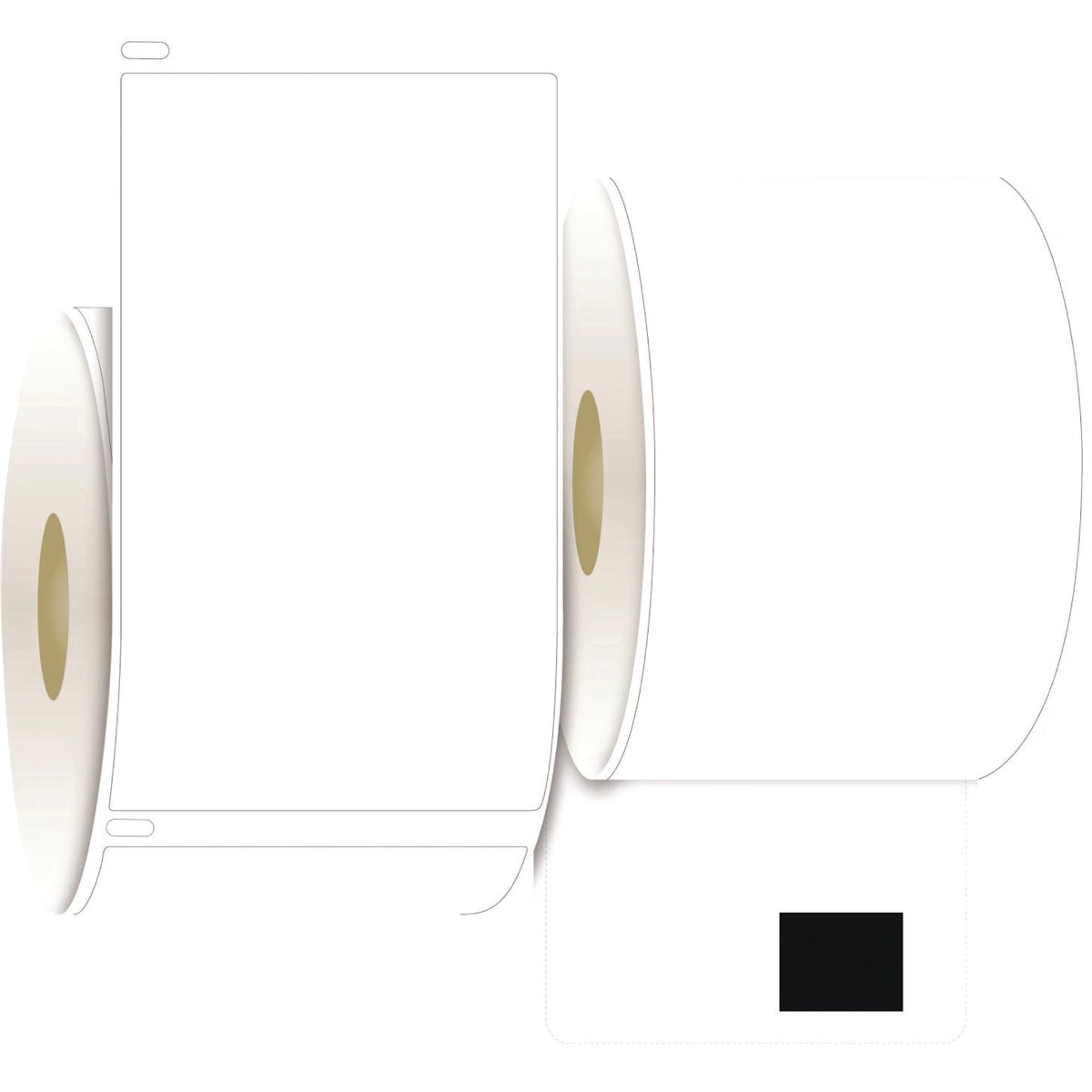 Centurion 2-1/8 In. x 3-15/16 In. Custom Paint Color Labels (300 Labels Per Roll)