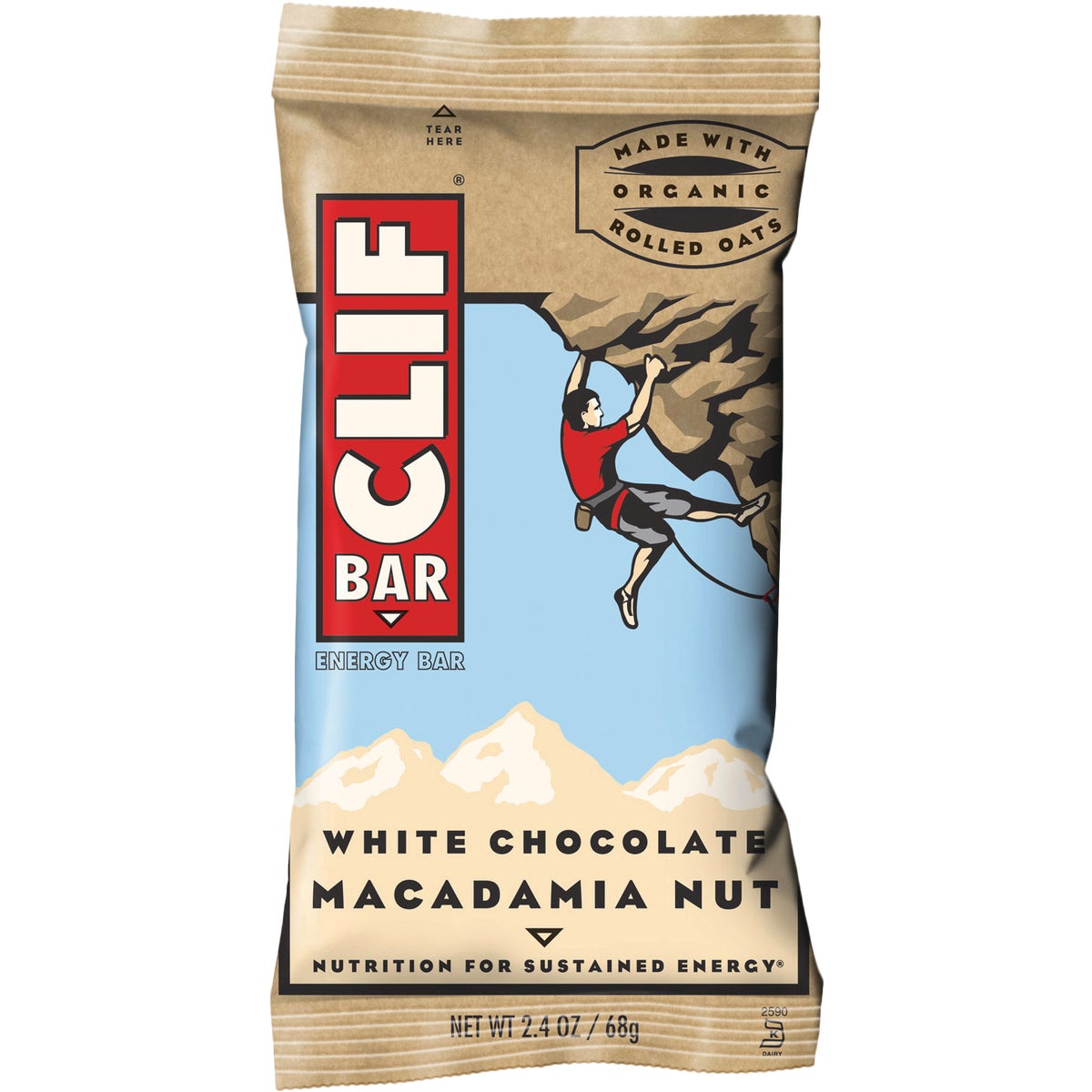 Clif Bar White Chocolate 2.4 Oz. Energy Nutrition Bar