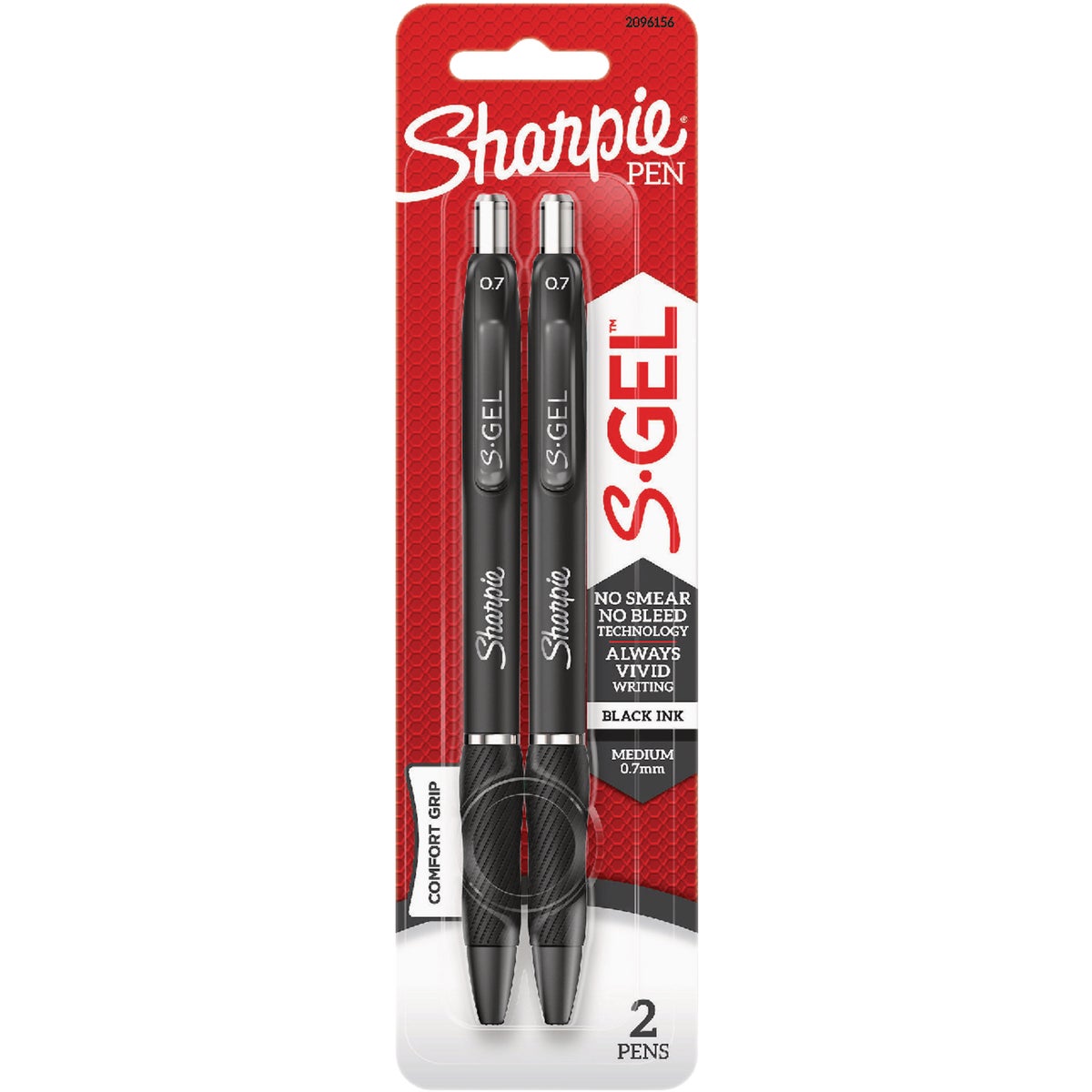 Sharpie S-Gel Black Medium Point Gel Pen (2-Pack)