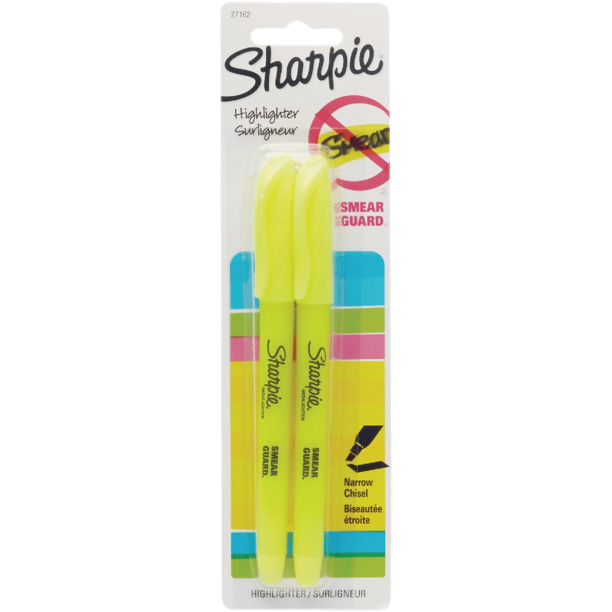 Sharpie Accent Yellow Pocket-Style Highlighter (2-Pack)