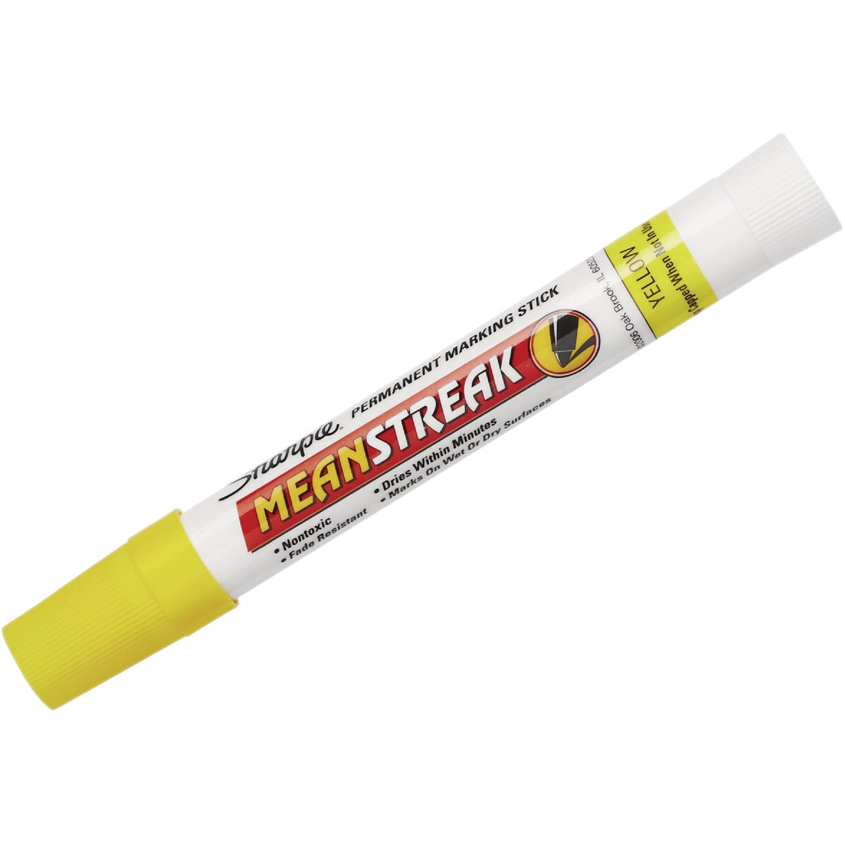 Sharpie Mean Streak Yellow Bullet Tip Waterproof Marker