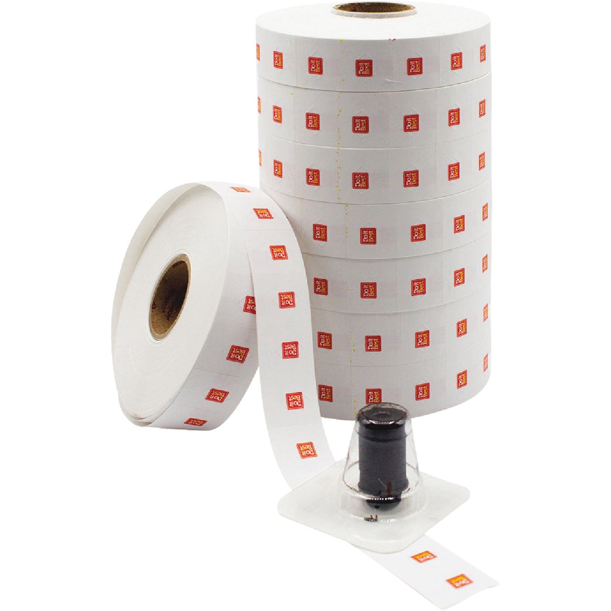 Centurion Monarch OEM Do it Best Branded 0.85 In. x 0.78 In. White Label with Replacement Ink Roller (8 Rolls)