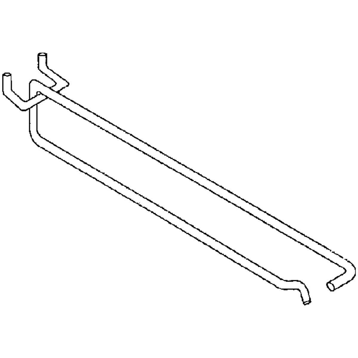 Southern Imperial 4 In. 7-Gauge Metal 1-Piece Peg Hook